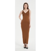 Wholesale high quality Women's bamboo cashmere long dress from Chinese manufacture