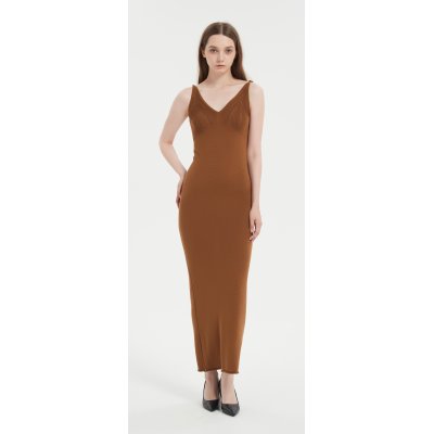Wholesale high quality Women's bamboo cashmere long dress from Chinese manufacture