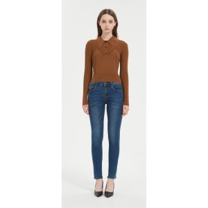New design chinese wholesale high quality women's bamboo cashmere knitted crop top