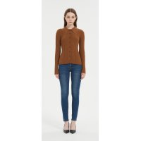 New design women's bamboo cashmere knitted cropped cardigan from china