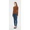 New design women's bamboo cashmere knitted cropped cardigan from china