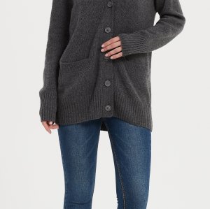 OEM Wholesale high quality women's mid-length cardigan from chinese manufacture