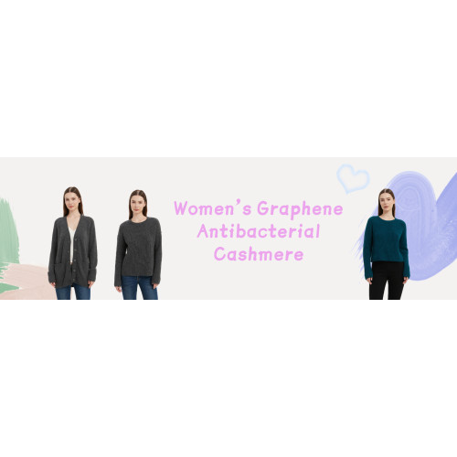 Women's graphene antibacterial cashmere
