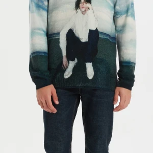 New design men's digital printing crew neck cashmere sweater from chinese factory