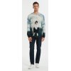 New design men's digital printing crew neck cashmere sweater from chinese factory