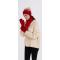 Wholesale  Christmas cashmere-themed Hat, Scarf, and Glove suit from China factory