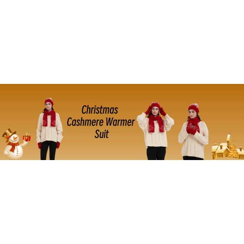 Christmas Cashmere warmer Suit
