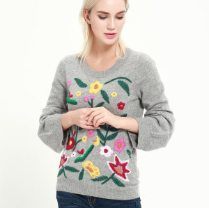 OEM service wholesale high quality cashmere women sweater with cheap price