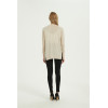 Anti-Bacterial Cashmere Silk Long Sleeve Cardigan in camel color