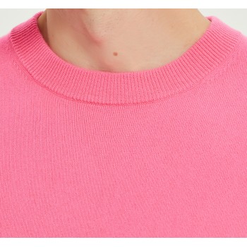 OEM wholesale high quality Men's Neon Cashmere crewneck sweater from China