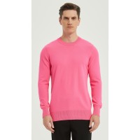 OEM wholesale high quality Men's Neon Cashmere crewneck sweater from China