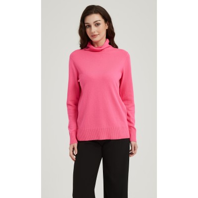 OEM wholesale high quality Women's Neon Cashmere crewneck sweater from China