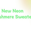 New Neon Cashmere Sweater