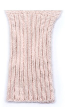 Wholesale Latest Fashion High Quality Pink Cashmere Mittens in Middle Size