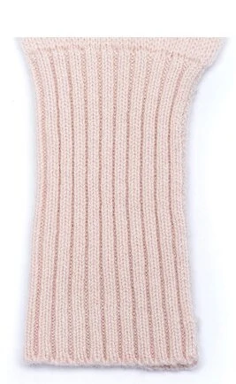 Wholesale Latest Fashion High Quality Pink Cashmere Mittens in Middle Size