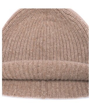 Wholesale Men's Rib Knit Pure Cashmere Beanie