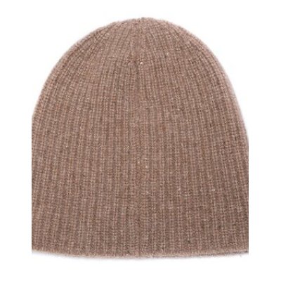 Wholesale Men's Rib Knit Pure Cashmere Beanie