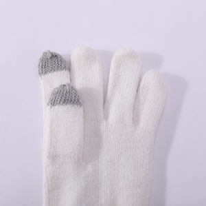 Wholesae Latest Fashion pure Cashmere glove with tech touch fingertips For Fall Winter China vendor