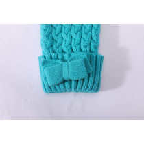 Wholesale High quality Peacock blue cashmere mitten for fall winter china supplier