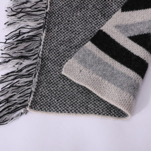 Wholesale Private Label High Quality Women Cashmere Scarf With Fringes From Chinese Manufacturer