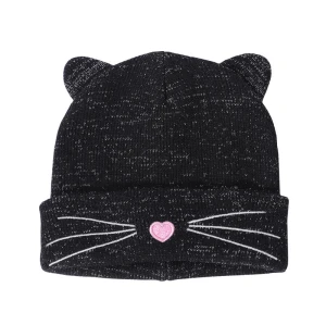 Wholesale New Design High Quality OEM Kid Cashmere Beanie With Lurex From Chinese Manufacturer