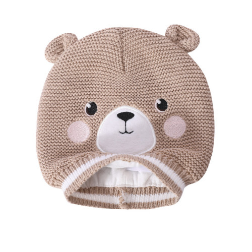 Wholesale OEM Customizd Desigh High Quality Kid Pure Cashmere Beanie with Hand Emb For Fall Winter