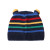 Wholesale OEM Design Private Label High Quality Kid Pure Cashmere Beanie with Colorful Stripes