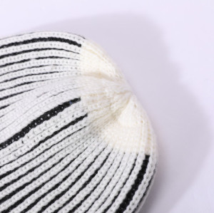 Wholesale OEM Design Private Label Small MOQ Men's Cable Knitted Pure Cashmere Hat for Fall Winter