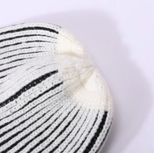 Wholesale OEM Design Private Label Small MOQ Men's Cable Knitted Pure Cashmere Hat for Fall Winter