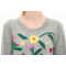 wholesale women high quality cashmere crew neck  with hand embroidery and low price with OEM design