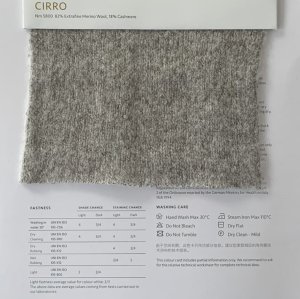 sustainable luxury 82%extrafine merino wool 18%cashmere fancy yarn