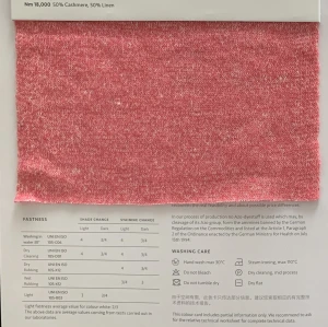 Sustainable Luxury 50%Cashmere 50%Linen Fancy Yarn