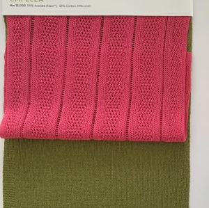 latest fashion sustainable 54%acetate(naia) 32%cotton 14%linen fancy yarn