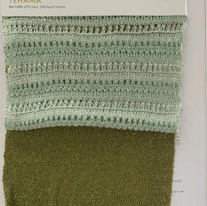 new spring summer 67%linen 33%rayon viscose fancy yarn