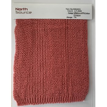 1/7.2nm 12%linen 67%cotton 21%nylon fancy yarn