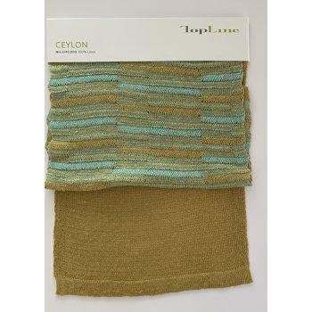 Ewsca spring sustainable 100% linen yarn with stock colors