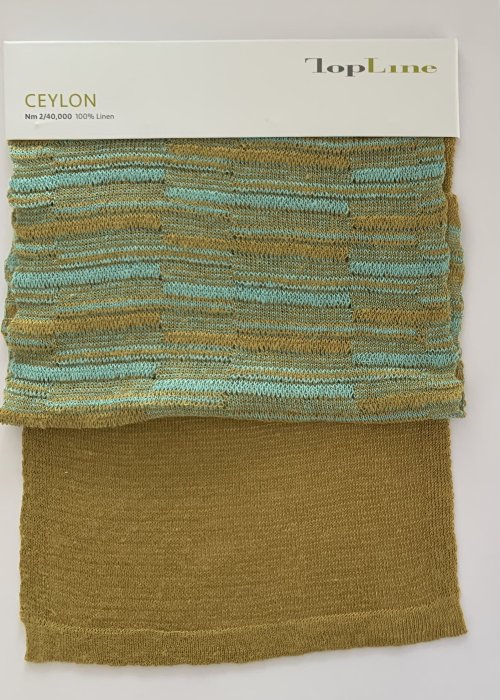 Ewsca spring sustainable 100% linen yarn with stock colors