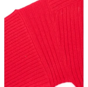 ODM factory fashion pure cashmere women sweater with red color China factory