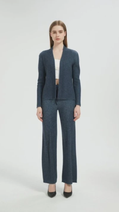 New Arrival Denim like cashmere women sweater from China