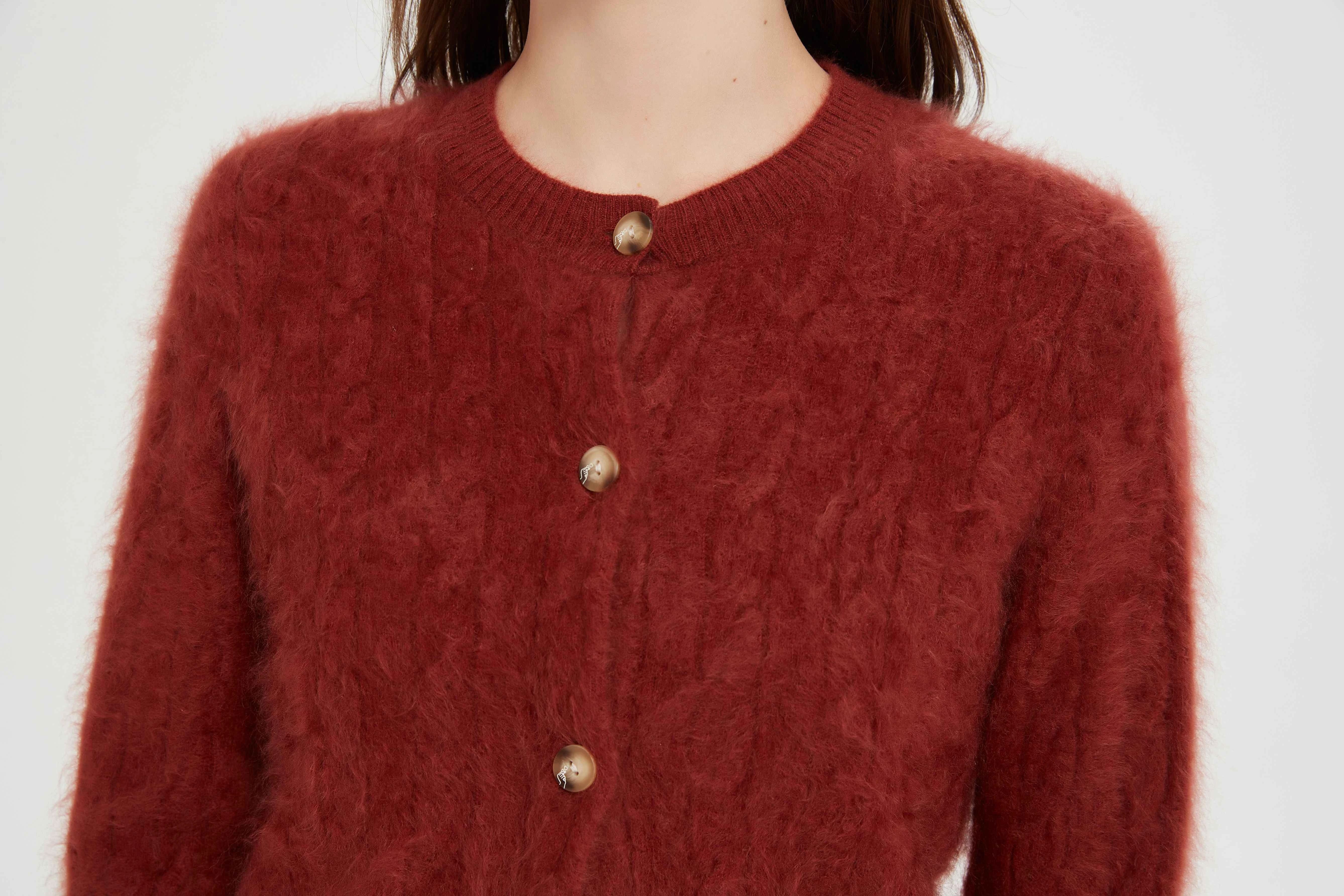 Hand Crochet Cashmere Sweater