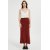 High quality wholesale women latest 100%brushed cashmere midi skirt in reasonable price