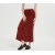 High quality wholesale women latest 100%brushed cashmere midi skirt in reasonable price