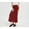 High quality wholesale women latest 100%brushed cashmere midi skirt in reasonable price