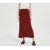 High quality wholesale women latest 100%brushed cashmere midi skirt in reasonable price