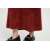 High quality wholesale women latest 100%brushed cashmere midi skirt in reasonable price