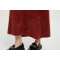 High quality wholesale women latest 100%brushed cashmere midi skirt in reasonable price