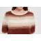 New design high quality Women's Short Sleeve 100%  Stripe Brushed Cashmere Sweater from China