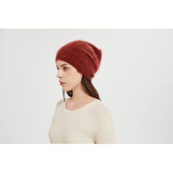 Wholesale ODM unisex high quality 100%Brushed Cashmere Beanie for fall winter from Chinese vendor