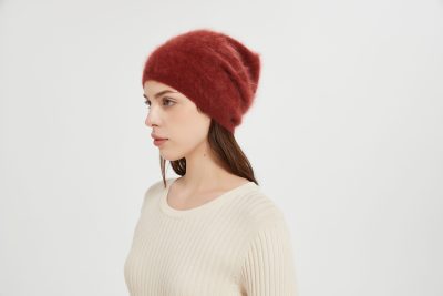 Wholesale ODM unisex high quality 100%Brushed Cashmere Beanie for fall winter from Chinese vendor
