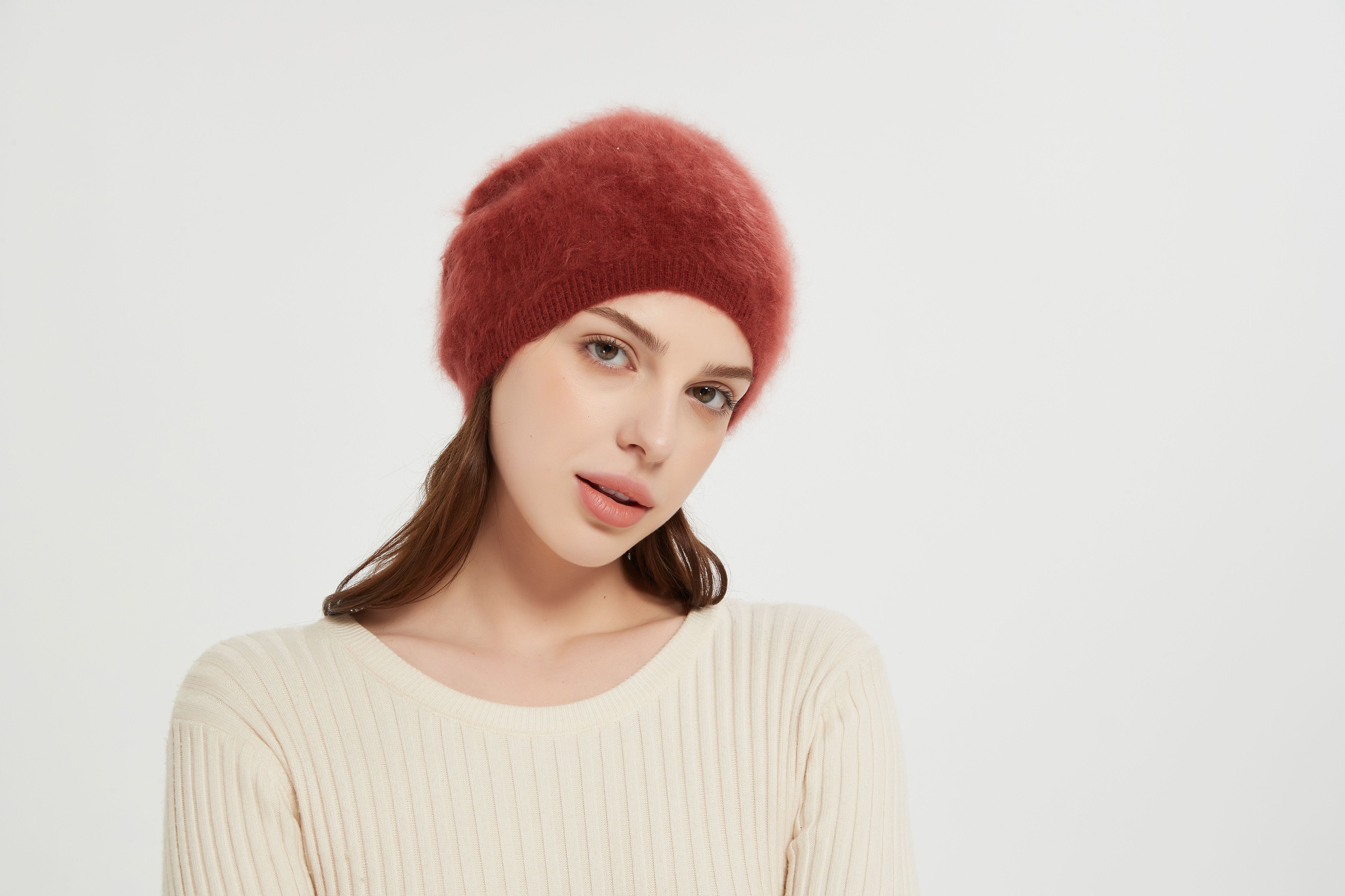 100%cashmere beanie